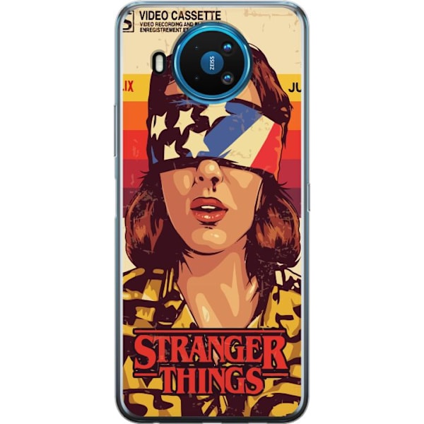 Nokia 8.3 5G Genomskinligt Skal Stranger Things VHS