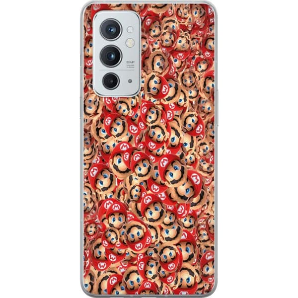 Kompatibelt Mobildeksel til OnePlus 9RT 5G Super Mario mönster rød