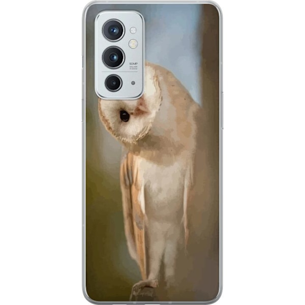 OnePlus 9RT 5G Läpinäkyvä kuori Uggla Utelias Katse Lintumotiivi Metsä Luonto Grafinen Suunnittelu Suosittu Motiivi Eläin Teema Koriste