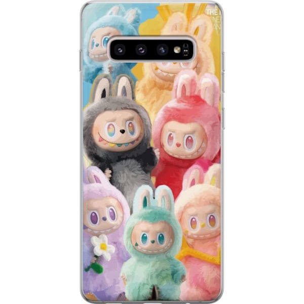 Samsung Galaxy S10+ Läpinäkyvä kuori Labubu Luonnos Tyyli