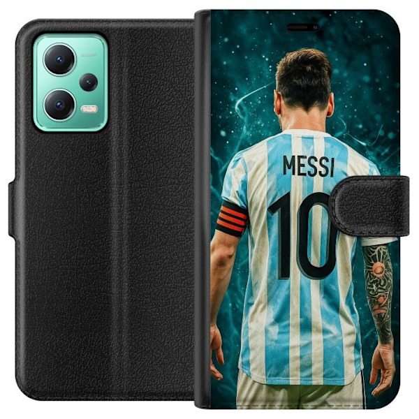 Xiaomi Redmi Note 12 Tegnebogsetui Messi