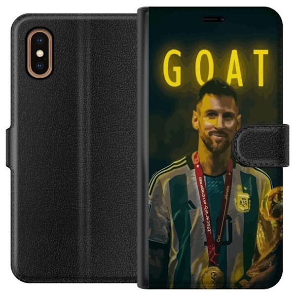 Apple iPhone XS Max Tegnebogsetui Ged Messi