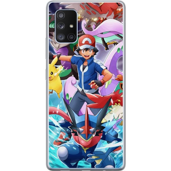 Samsung Galaxy A71 5G Genomskinligt Skal Pokemon