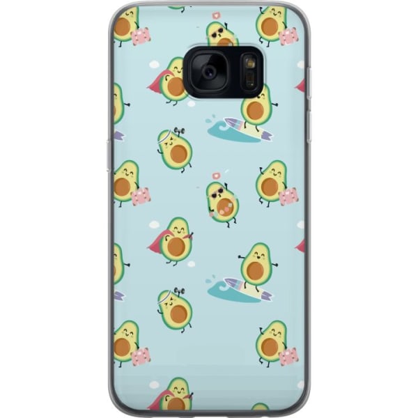 Samsung Galaxy S7 Gennemsigtig cover Avocado