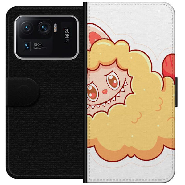 Xiaomi Mi 11 Ultra Lompakkokotelo Labubu Pesukarhu Pop Mart Hahmo Keräilyesine Söpö Suunnittelu Suosittu Teema Taideteos Leikkisarja
