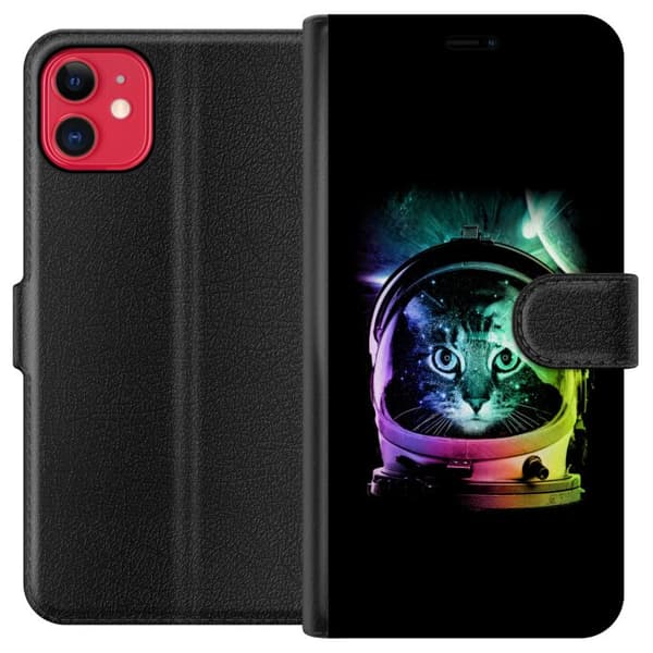 Kompatibel Tegnebogsetui til Apple iPhone 11 Rum Kat