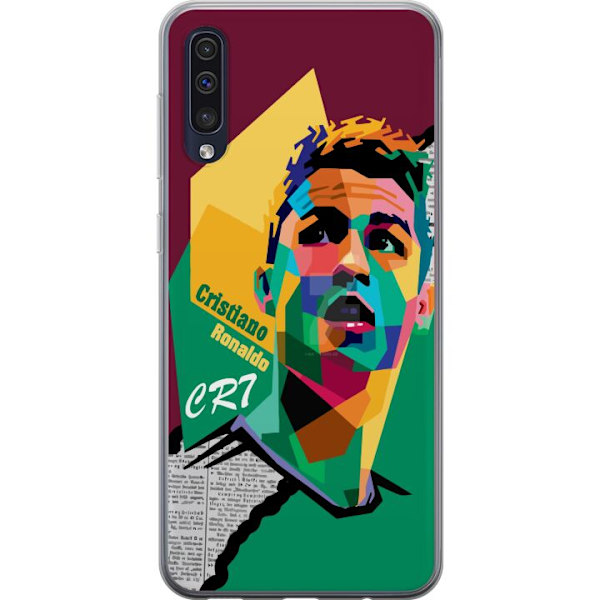 Samsung Galaxy A50 Genomskinligt Skal Ronaldo