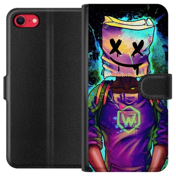 Kompatibel Tegnebogsetui til Apple iPhone 8 Fortnite