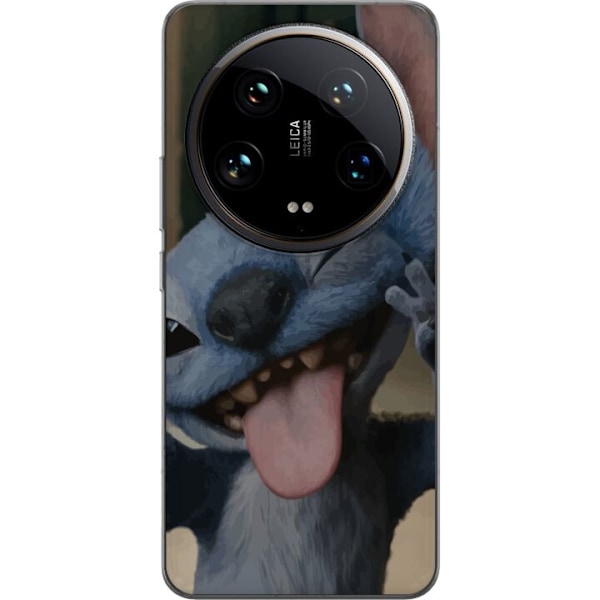 Xiaomi 14 Ultra Gjennomsiktig deksel Stitch Søt Alien - Blå