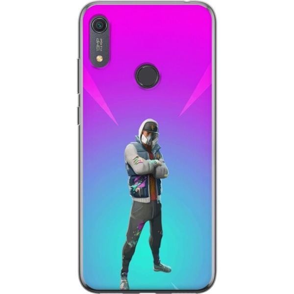 Huawei Y6s (2019) Gjennomsiktig deksel svart ridder fortnite