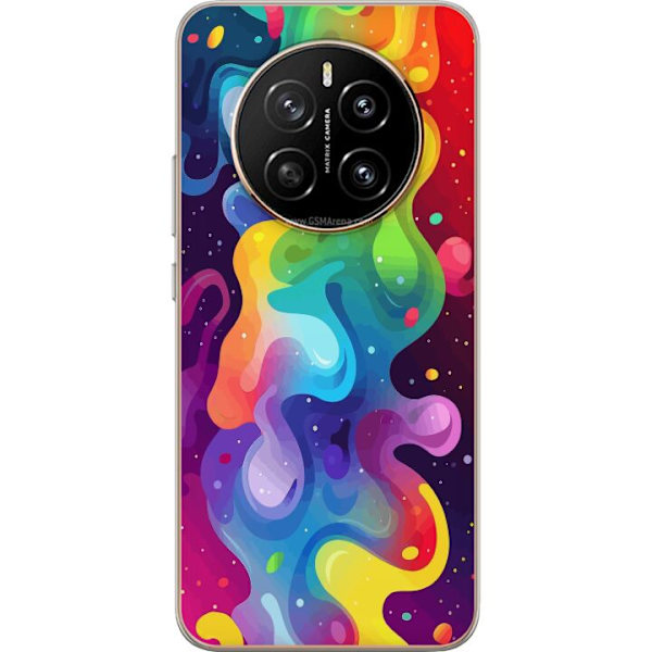 Honor Magic7 Genomskinligt Skal Color Splash Abstrakt Konst Design Färgstarkt Mönster Modern Populär Väggkonst Grafiskt Trend