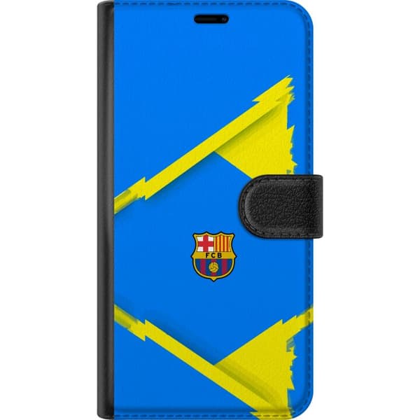 Kompatibel Tegnebogsetui til Samsung Galaxy A41 Blågul fotbollsdesign blå