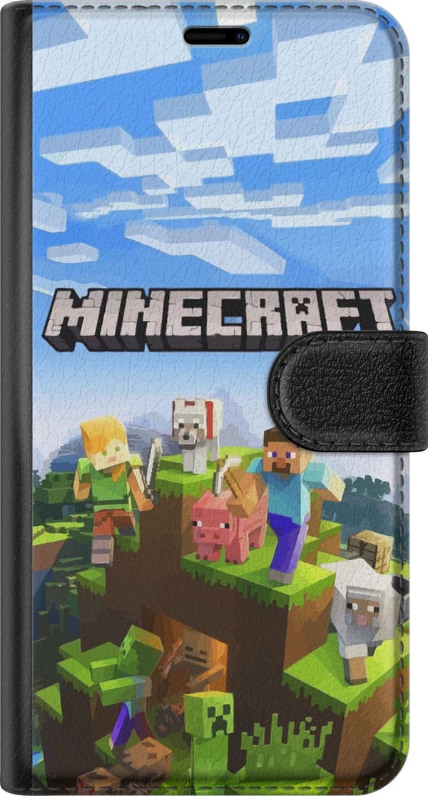 Kompatibelt Lommeboketui til Apple iPhone 11 Minecraft Creeper-blokk piksel retrospill