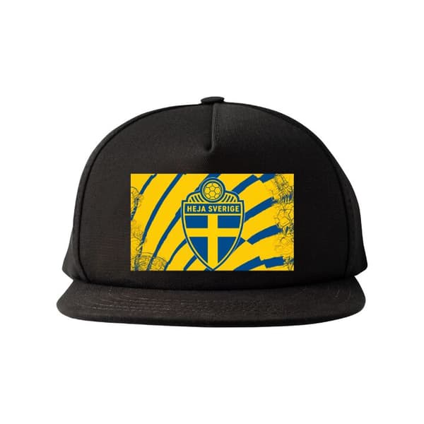 Snapback-lippalakki musta one size