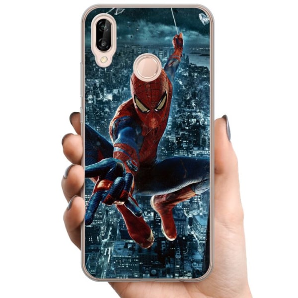 Huawei P20 lite TPU Matkapuhelimen kuori Spiderman