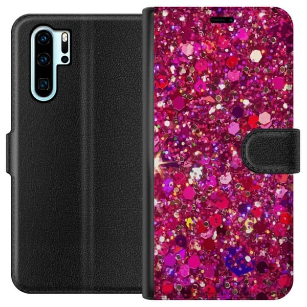 Kompatibelt Lommeboketui til Huawei P30 Pro Glitter