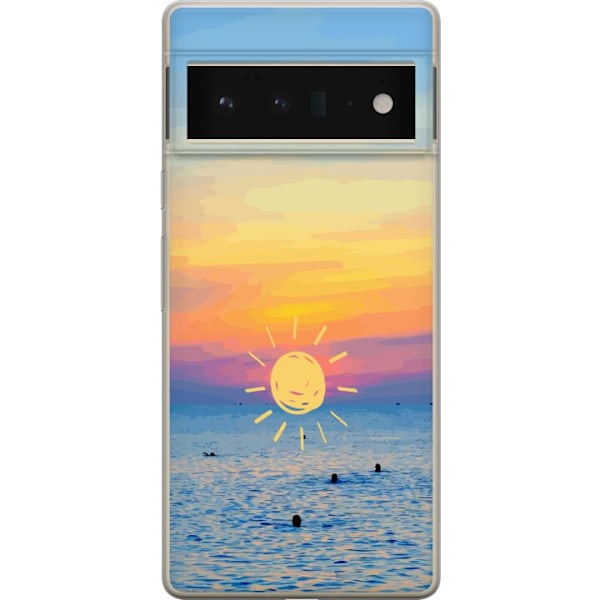 Google Pixel 6 Pro Gjennomsiktig deksel Solnedgang