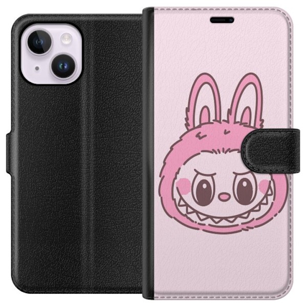 Apple iPhone 15 Plus Lompakkokotelo Labubu Eläinradan Bunny-v