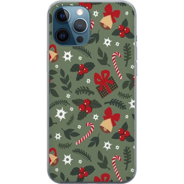 Kompatibel Mobilcover til Apple iPhone 12 Pro Glædelig Jul mønster