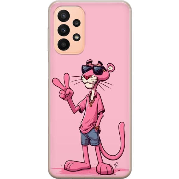 Kompatibelt Mobildeksel til Samsung Galaxy A23 Pink Panter Peace