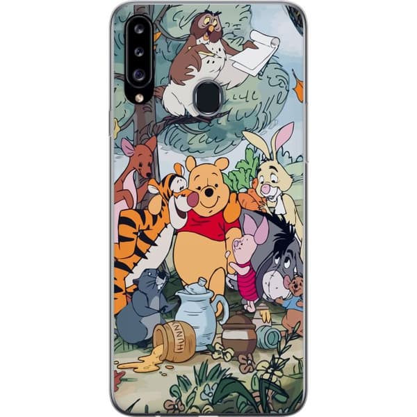 Kompatibelt Mobildeksel til Samsung Galaxy A20s Nalle Puh og hans venner