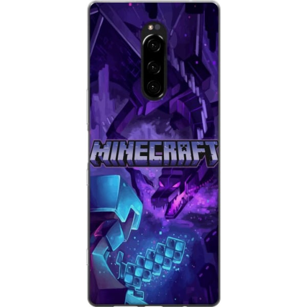 Sony Xperia 1 Gennemsigtig cover Minecraft