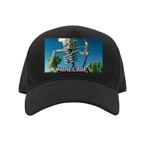 Kasket til Voksen | Klassisk Justerbar Kasket A Minecraft Movie sort Voksen