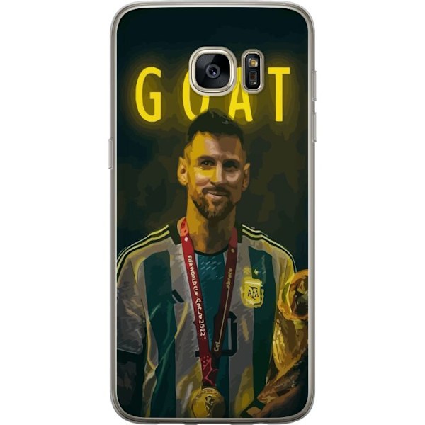 Samsung Galaxy S7 edge Genomskinligt Skal Goat Messi