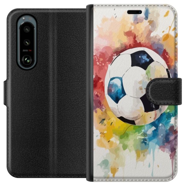 Sony Xperia 5 III Plånboksfodral Fotboll
