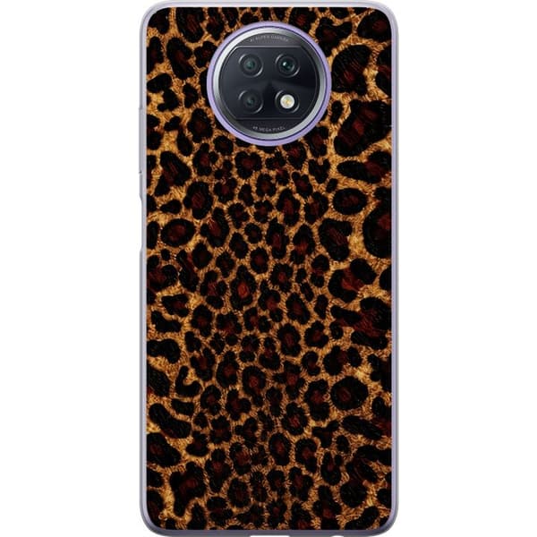 Kompatibelt Mobilskal till Xiaomi Redmi Note 9T Wild Leopard brun