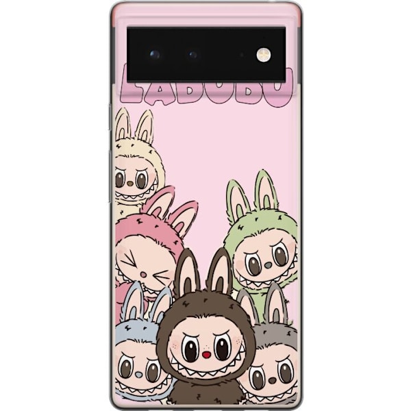 Google Pixel 6 Läpinäkyvä kuori Labubu Classics