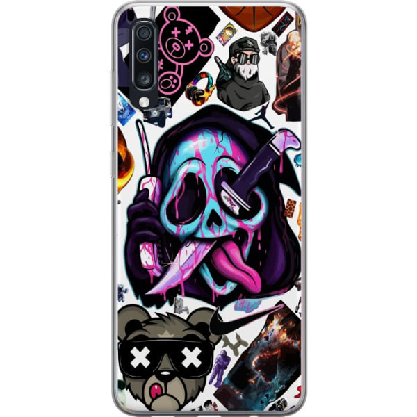 Samsung Galaxy A70 Gennemsigtig cover Stickers