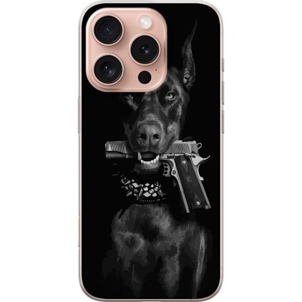 Apple iPhone 16 Pro Läpinäkyvä kuori Dobermann