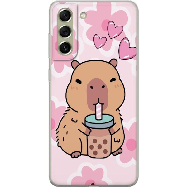 Samsung Galaxy S21 FE 5G Gjennomsiktig deksel Kawaii Capybara