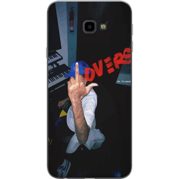 Samsung Galaxy J4+ Genomskinligt Skal Lovers Mystical Romance Kärlek Mystik Design Romantiskt Motiv Populärt Grafiskt Mönster Fashion Stil