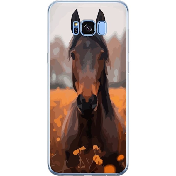 Samsung Galaxy S8+ Gennemsigtig cover Efterårets Hest