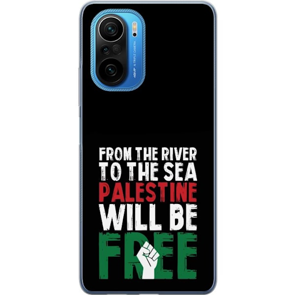 Xiaomi Poco F3 Gennemsigtig cover Fri Palæstina