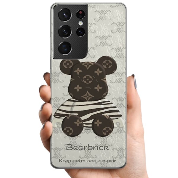 Samsung Galaxy S21 Ultra 5G TPU Matkapuhelimen kuori Ruskea Karhu