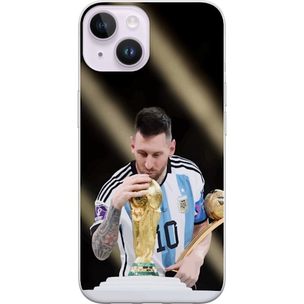 Apple iPhone 15 Plus Genomskinligt Skal Messi