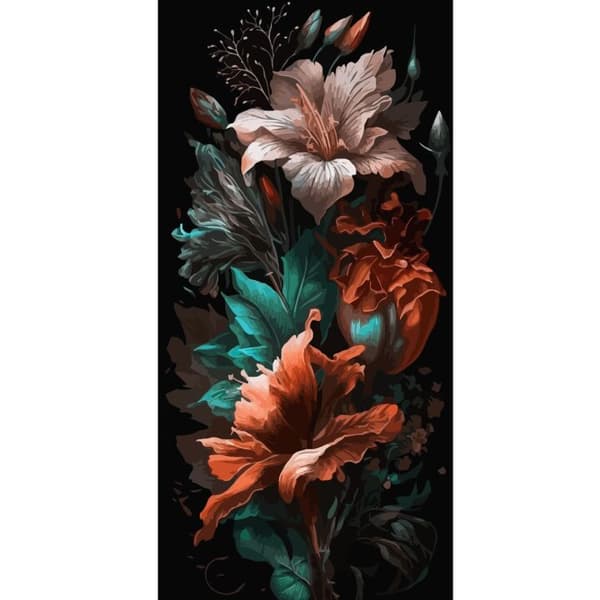 Kompatibelt Plånboksfodral till Apple iPhone 13 Pro Blommor