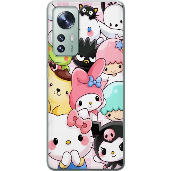 Xiaomi 12 Gennemsigtig cover Kawaii Sanrio Crew