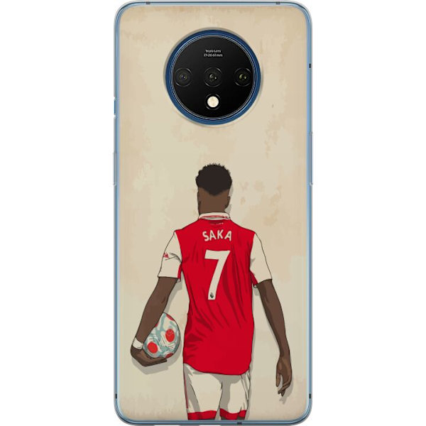 OnePlus 7T Läpinäkyvä kuori Arsenal FC Jalkapallo Arsenal FC Motiivi Pelaaja Premier League Englanti Suosittu Urheilulaji Jalkapallotähti Lontoo
