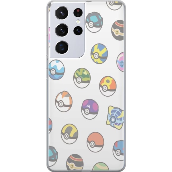 Samsung Galaxy S21 Ultra 5G Gennemsigtig cover Pokemon