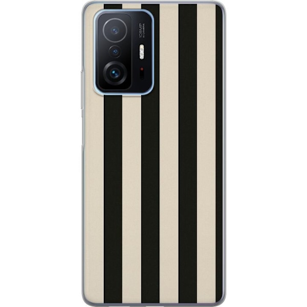 Xiaomi 11T Pro Genomskinligt Skal Line Flow