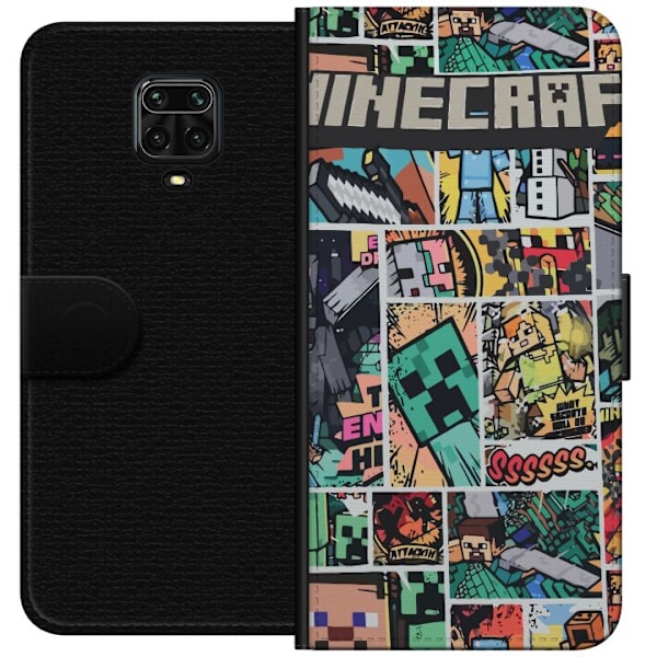 Xiaomi Redmi Note 9 Pro Lompakkokotelo Minecraft Taide