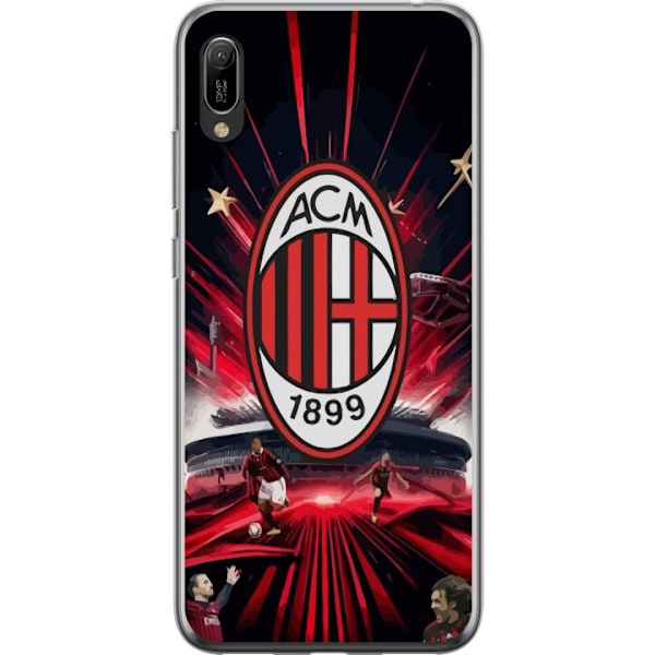 Huawei Y6 Pro (2019) Läpinäkyvä kuori AC Milan