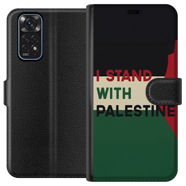 Xiaomi Redmi Note 11 Lompakkokotelo Pysähdy Palestiinan puole