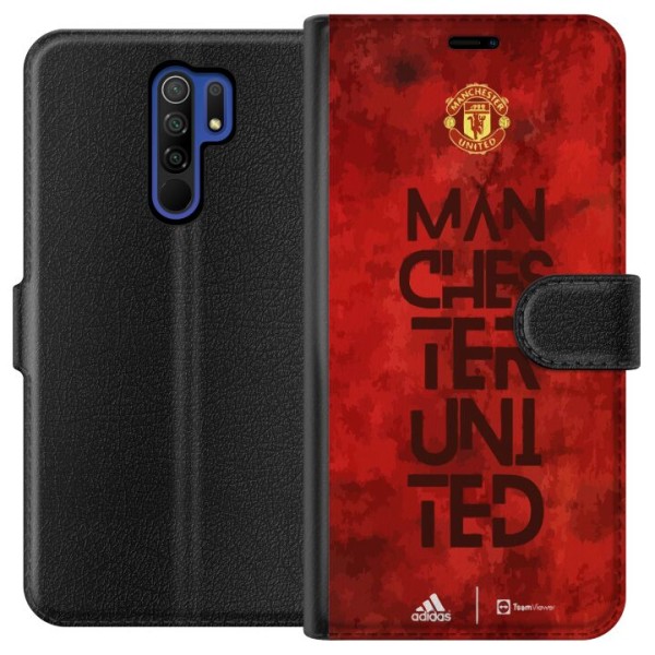 Xiaomi Redmi 9 Lommeboketui Manchester United FC