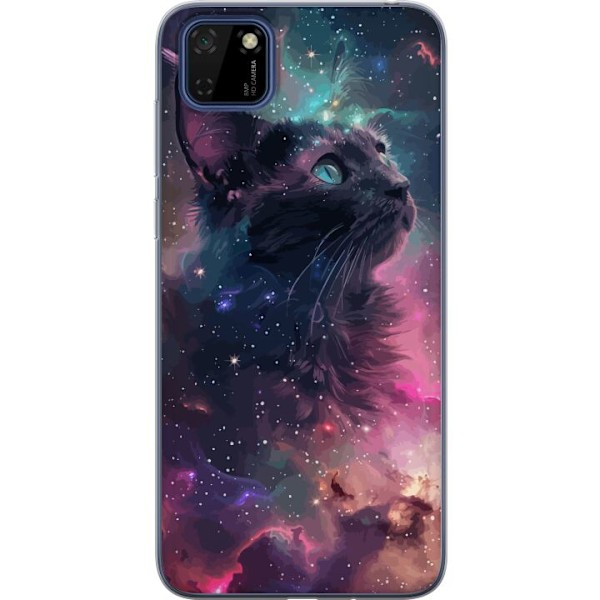 Huawei Y5p Gennemsigtig cover Katten i Galaksen