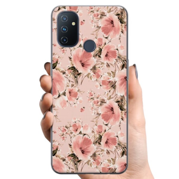 OnePlus Nord N100 TPU Mobilcover Blomster